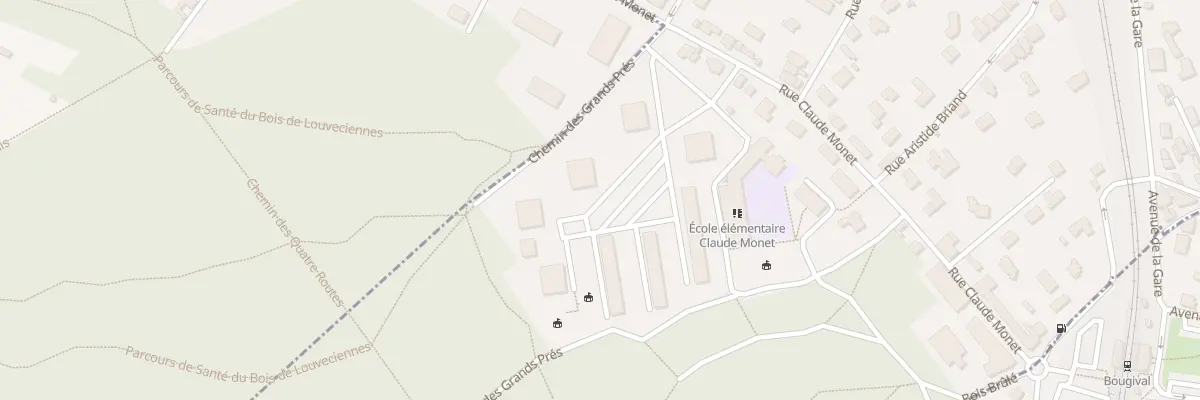 Plan du 23 Rue Claude Monet à Bougival