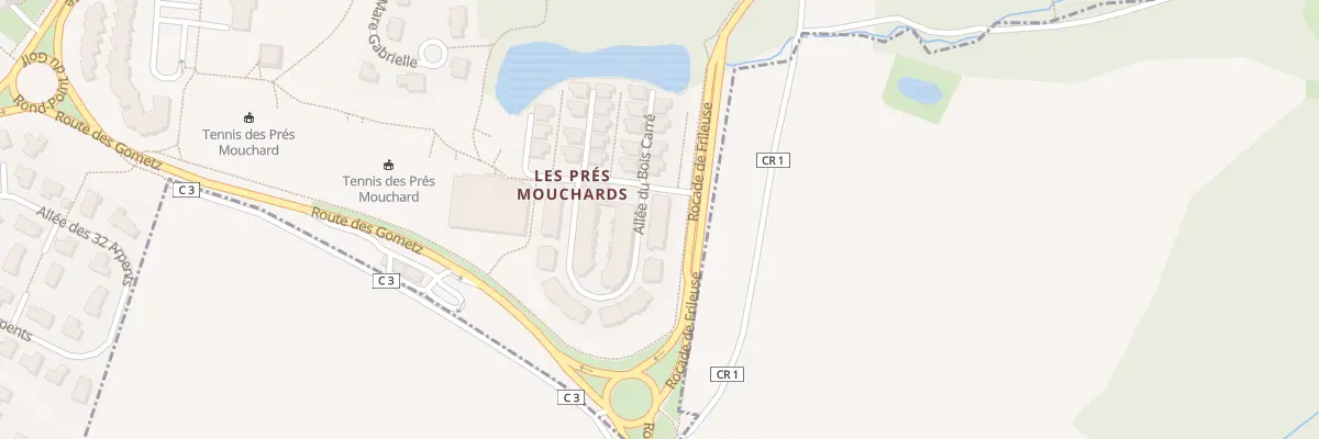 Plan du 41 All du Bois Carré à Gif-sur-Yvette