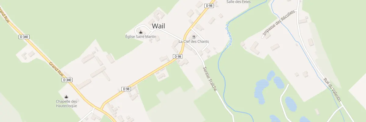 Plan du 8 Rue de la Mairie à Wail