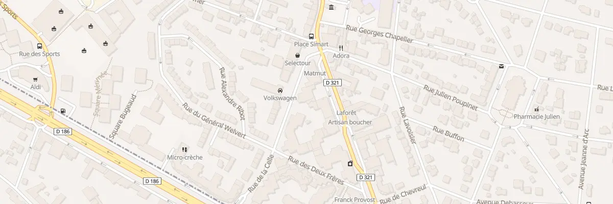 Plan du 27 Rue de Versailles au Chesnay-Rocquencourt