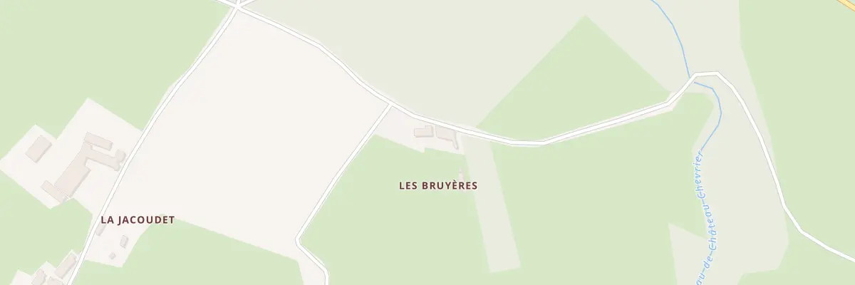 Plan du 1 Les Bruyeres à Malleret-Boussac