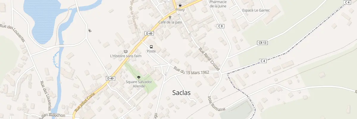Plan du 9 Rue du 19 Mars 1962 à Saclas