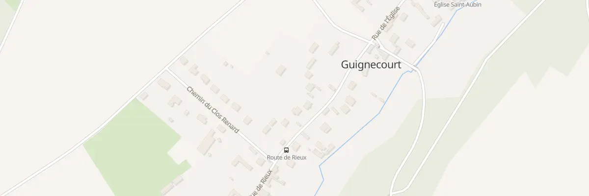 Plan du 134 Rue de Rieux à Guignecourt