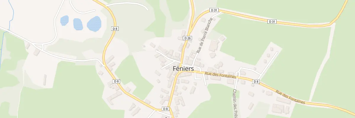 Plan du 2 Imp des Parots à Féniers