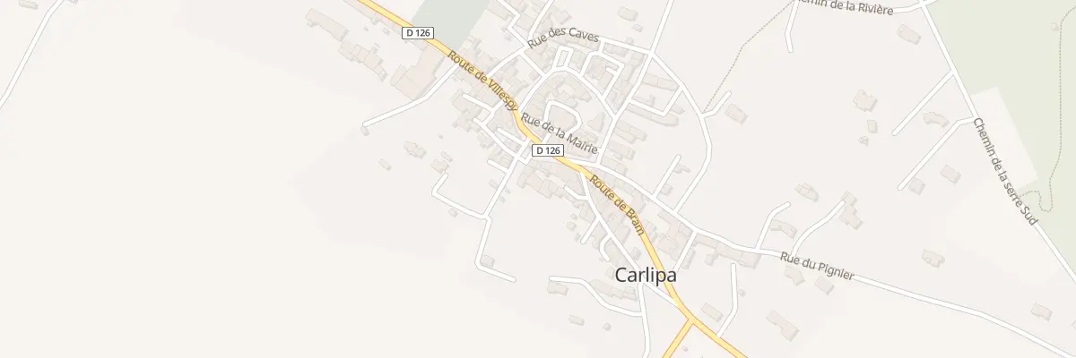 Plan du 61 Le Village à Carlipa