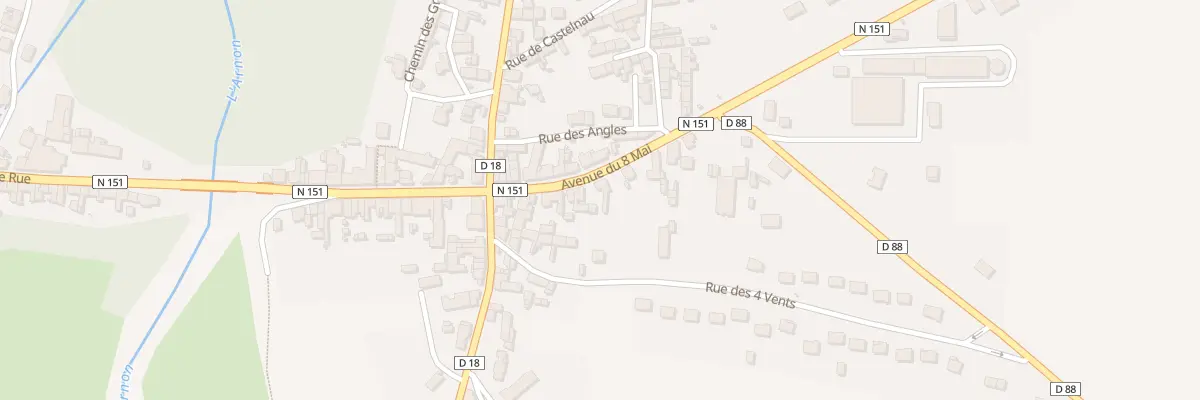Plan du 38 Av du 8 Mai à Chârost