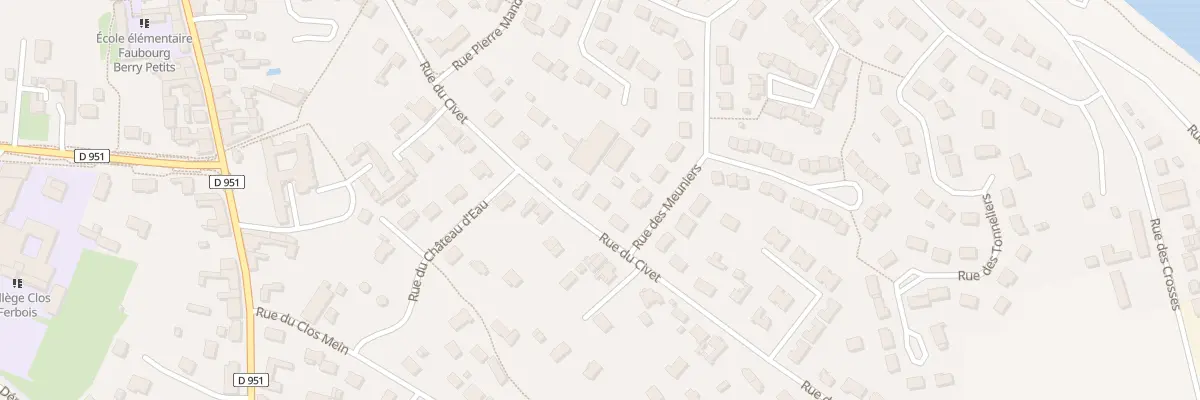 Plan du 31 Rue du Civet à Jargeau