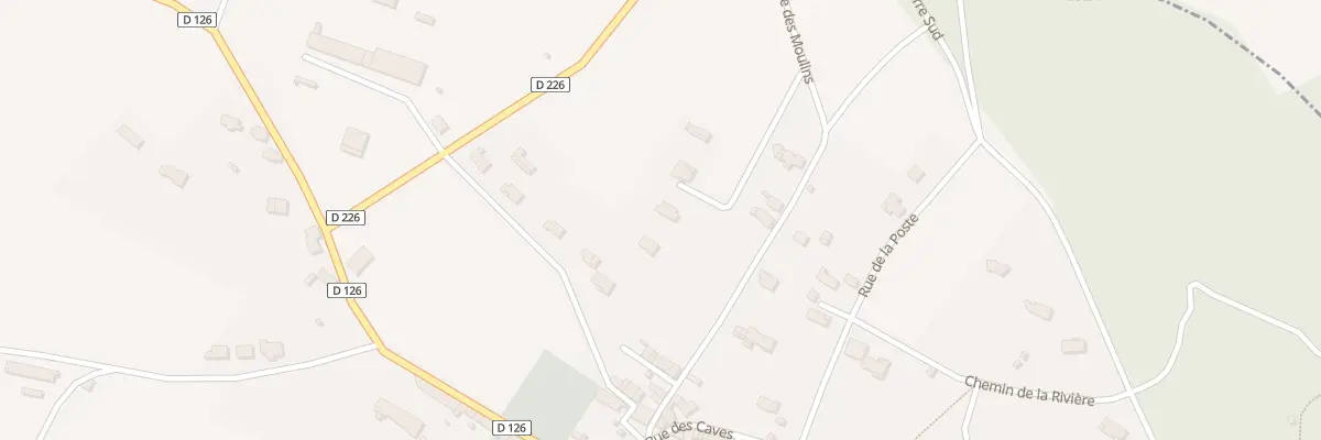 Plan du 5002 Rue des Moulins à Carlipa