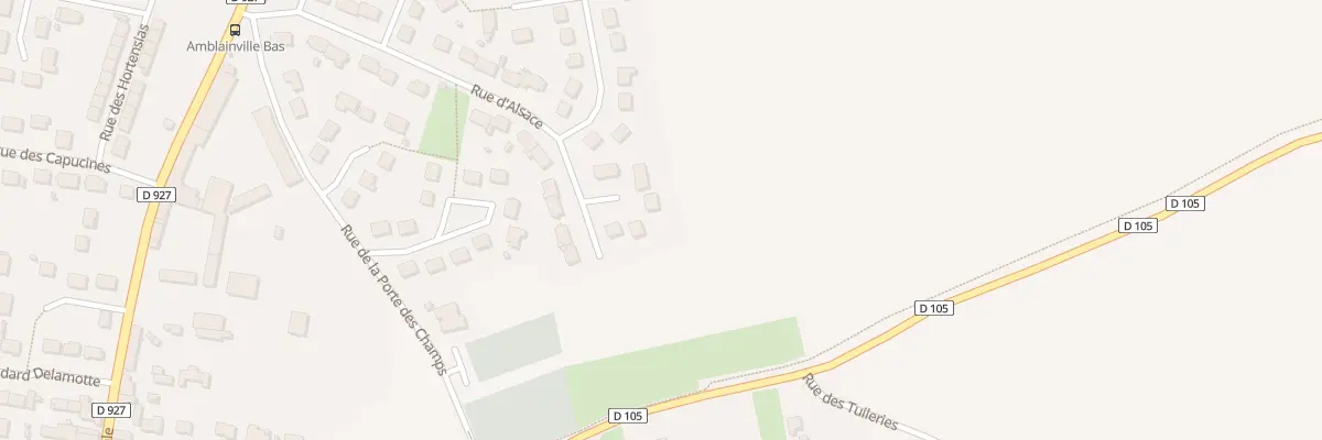 Plan du 23 Rue d’Alsace à Amblainville