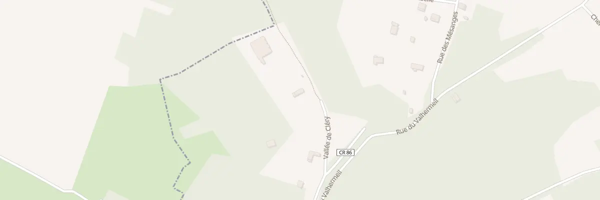 Plan du 9004 Che Val Clery Valhermeil à Auvers-sur-Oise