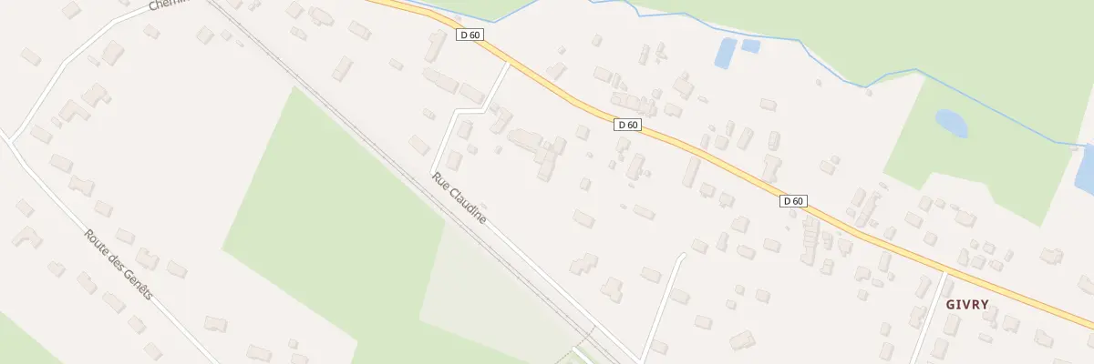 Plan du 621 Givry à Foëcy