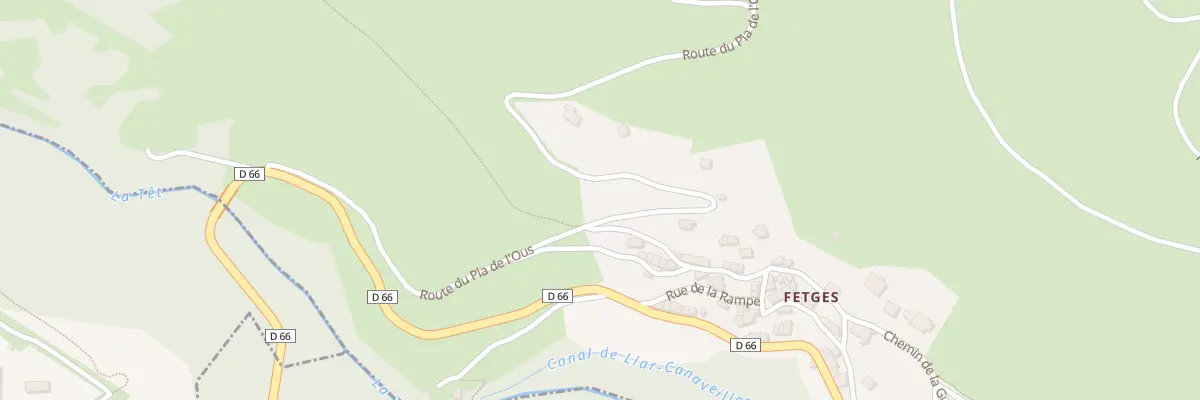 Plan du 5002F Serrat Del Pla de l’Ós à Sauto