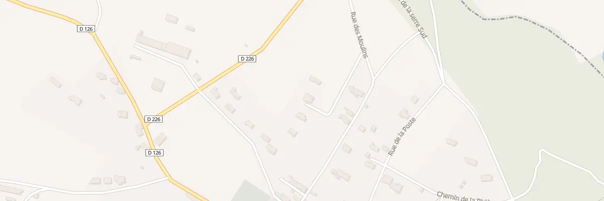 Plan de la Rue des Moulins à Carlipa