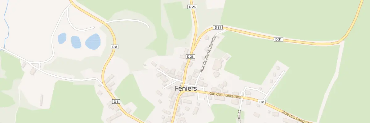 Plan du 5073 Le Bourg à Féniers
