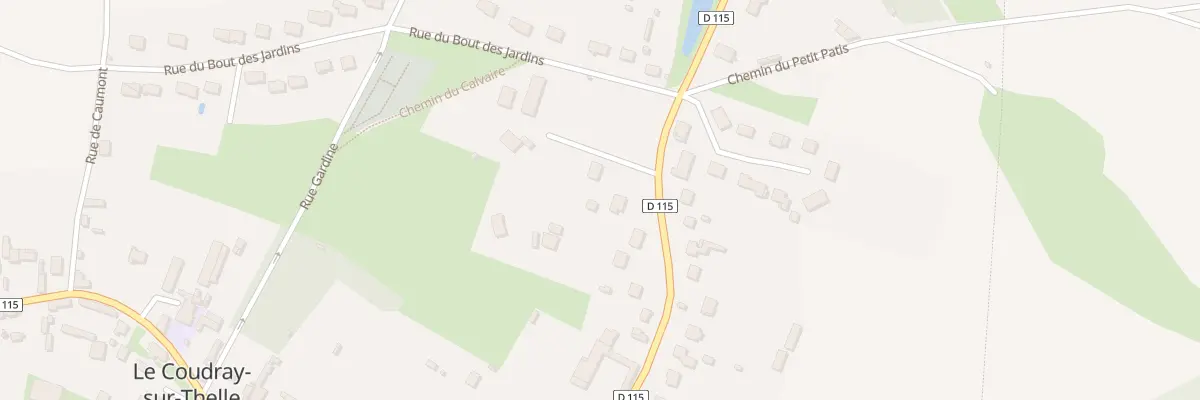 Plan du 6202 Rue Principale au Coudray-sur-Thelle