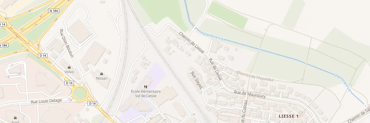 Plan du 36 Che de Liesse à Saint-Ouen-l’Aumône