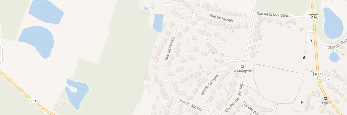Plan du 10 Rue de Mosais à Vienne-en-Val
