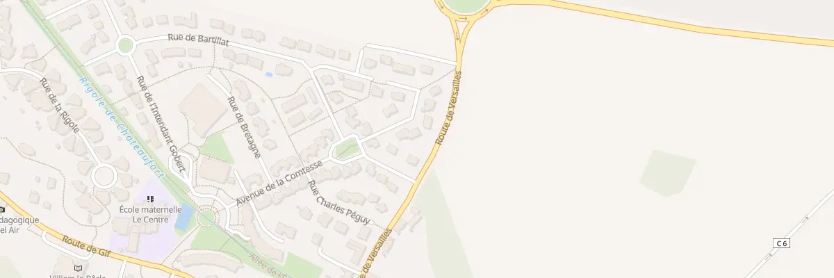 Plan du 4 Rue des Cosettes à Villiers-le-Bâcle