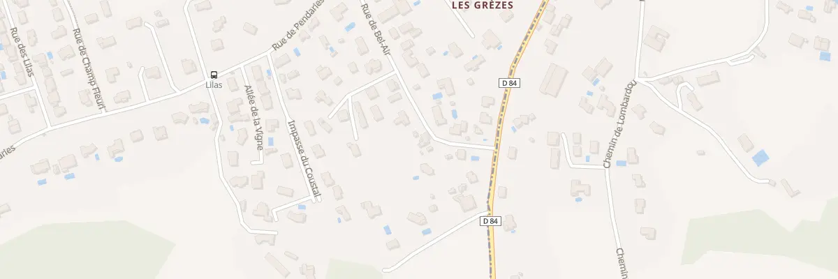 Plan du 14 Rue de Bel-air au Sequestre