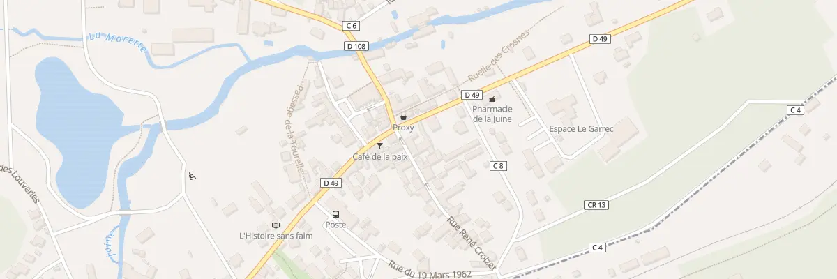 Plan du 1 Rue René Croizet à Saclas