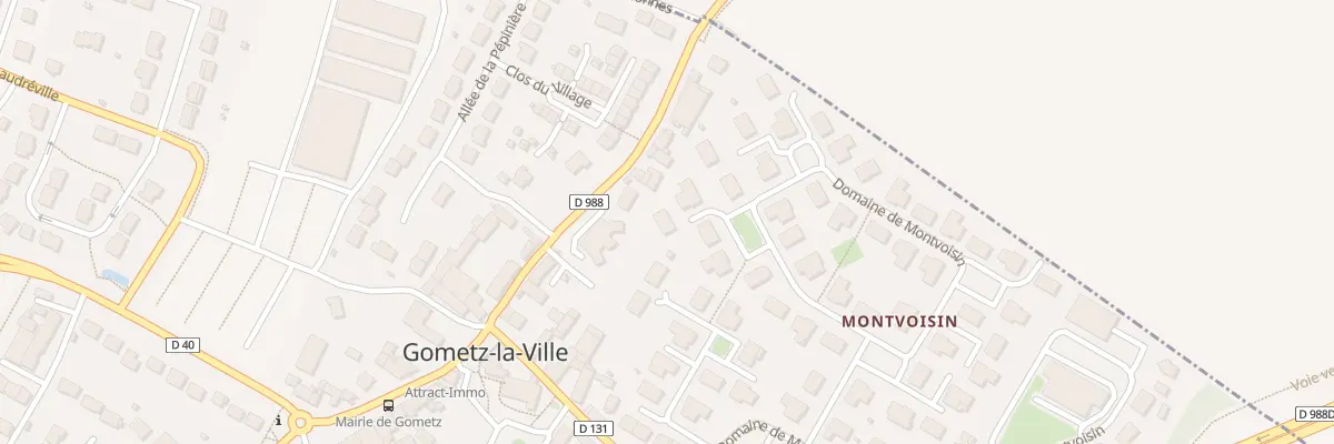 Plan du 28 Dom de Montvoisin à Gometz-la-Ville