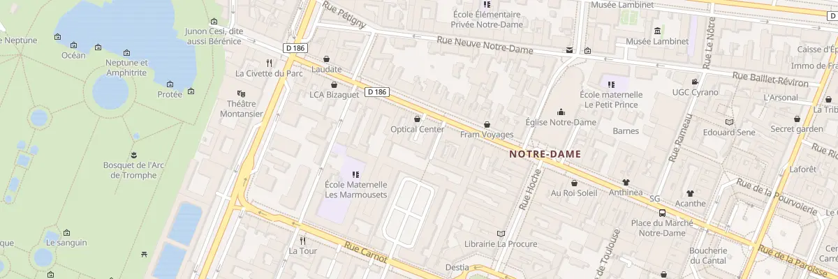 Plan du 20 Rue de la Paroisse à Versailles