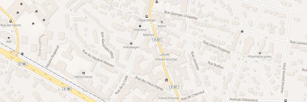 Plan du 25 Rue de Versailles au Chesnay-Rocquencourt