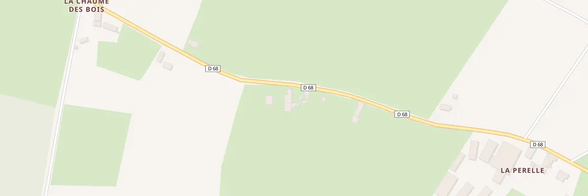 Plan du 6 La Chaume des Bois à Néret
