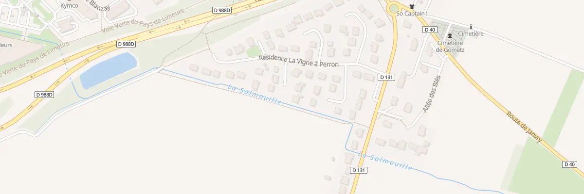 Plan du 15 La Vigne a Perron à Gometz-la-Ville