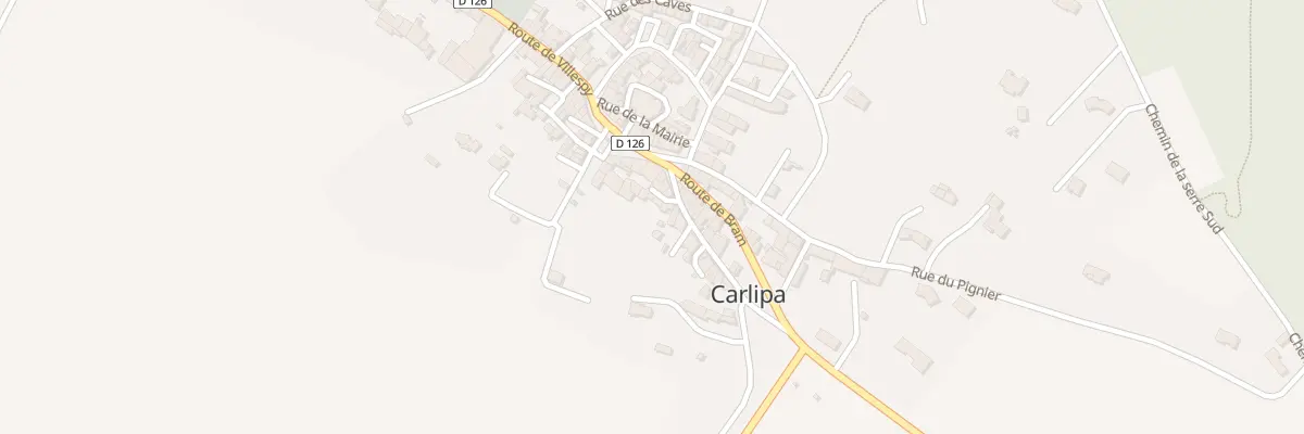 Plan du 65 Le Village à Carlipa
