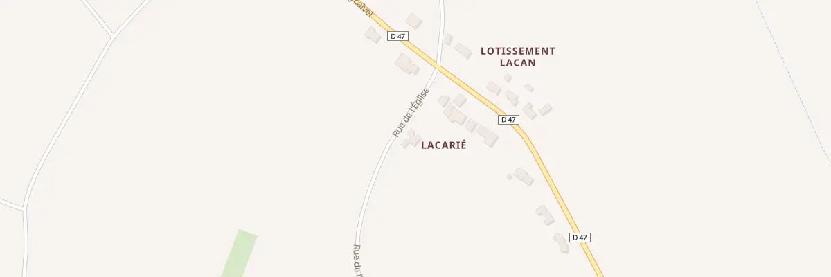 Plan du 50 Rue de l’Eglise à Jonquières