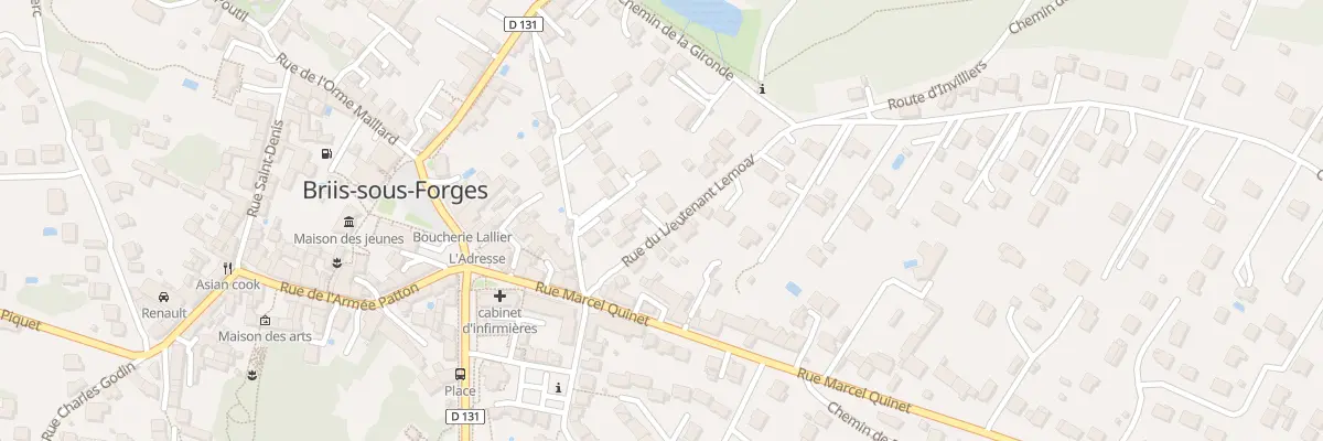 Plan du 1B Rue du Lieutenant Lemoal à Briis-sous-Forges