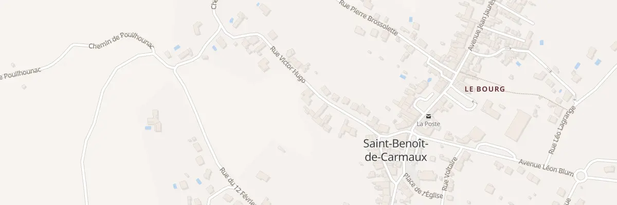 Plan du 13 Rue Victor Hugo à Saint-Benoît-de-Carmaux