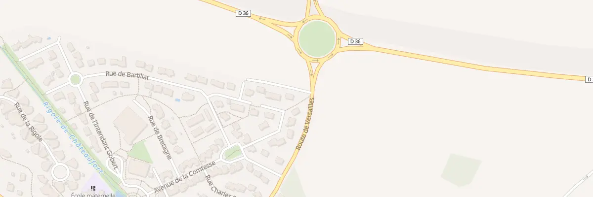 Plan du 12 Rue des Cosettes à Villiers-le-Bâcle