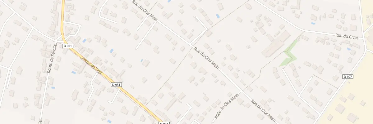 Plan du 22 Rue du Clos Mein à Jargeau