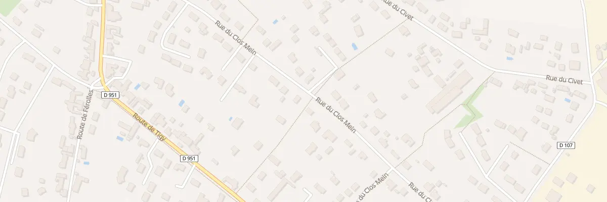 Plan du 20 Rue du Clos Mein à Jargeau