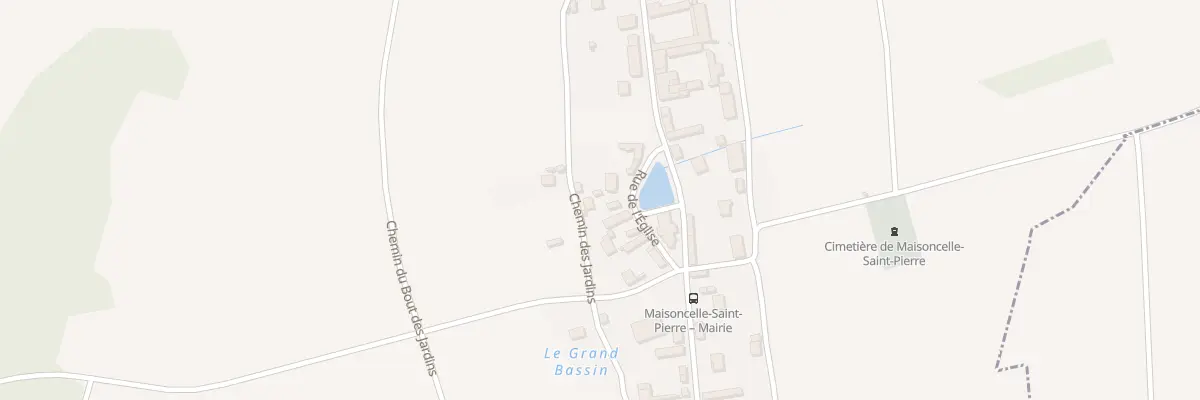 Plan du 7 Rue de l’Eglise à Maisoncelle-Saint-Pierre