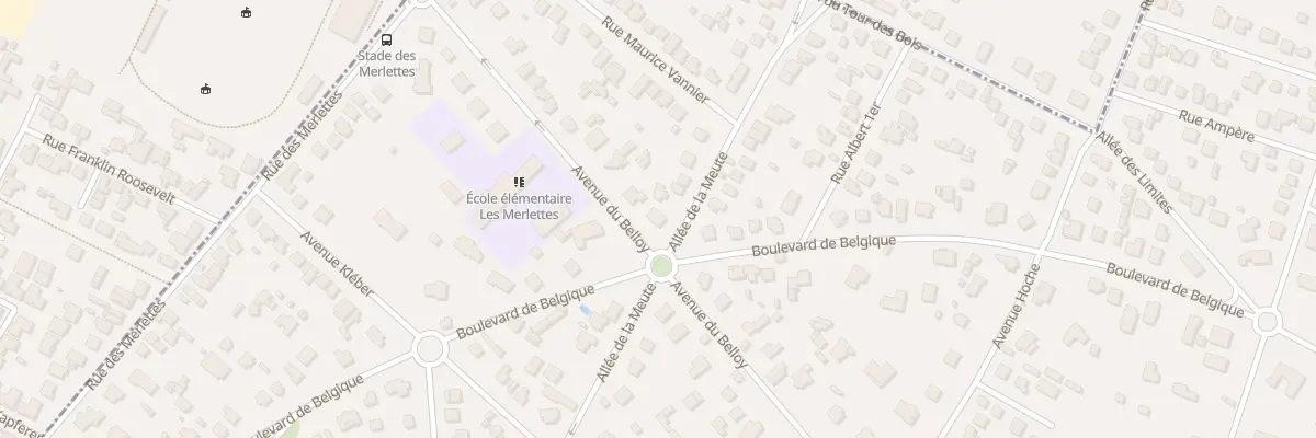 Plan du 62 Av du Belloy au Vésinet