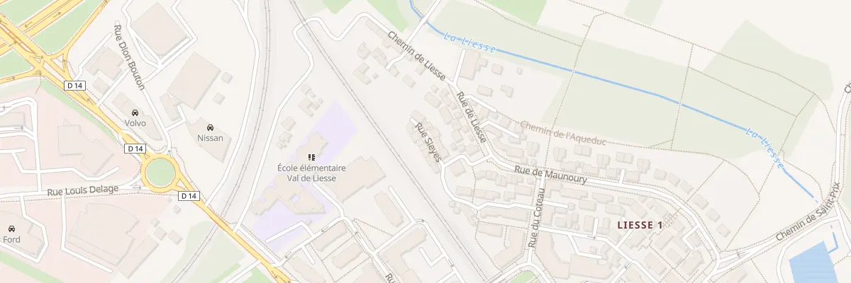 Plan du 5 Rue Sieyes à Saint-Ouen-l’Aumône