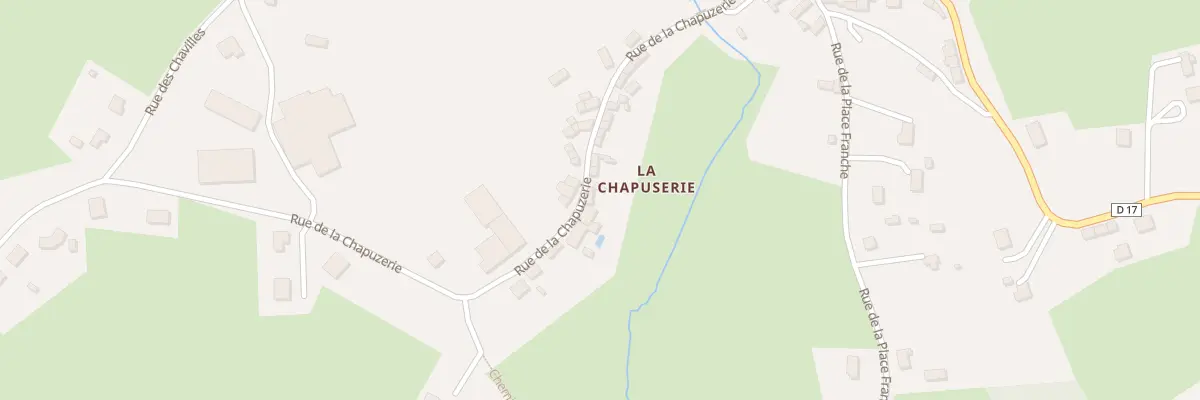 Plan du 19 Rue de La Chapuzerie à Blessac