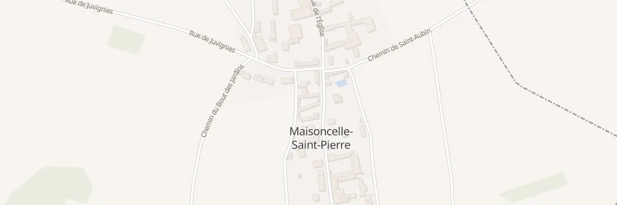 Plan du 37 Rue de l’Eglise à Maisoncelle-Saint-Pierre