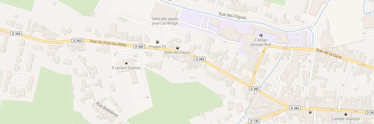 Plan du 43 Rue du Fort du Rietz à Fruges