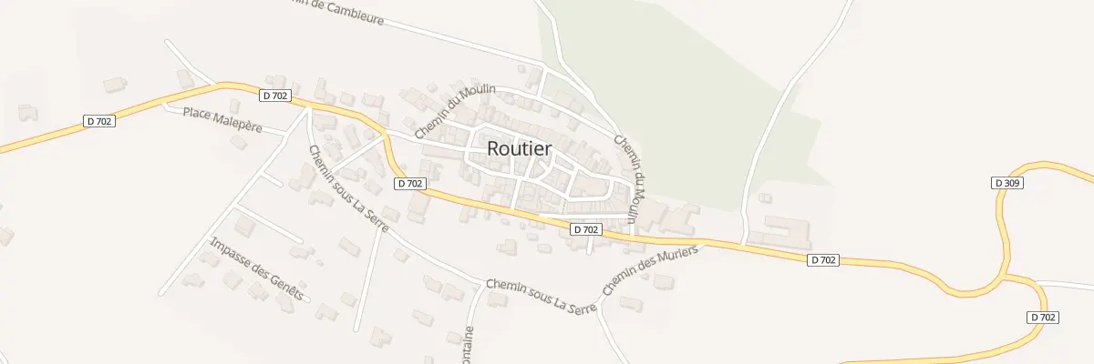 Plan du 60 Le Village à Routier