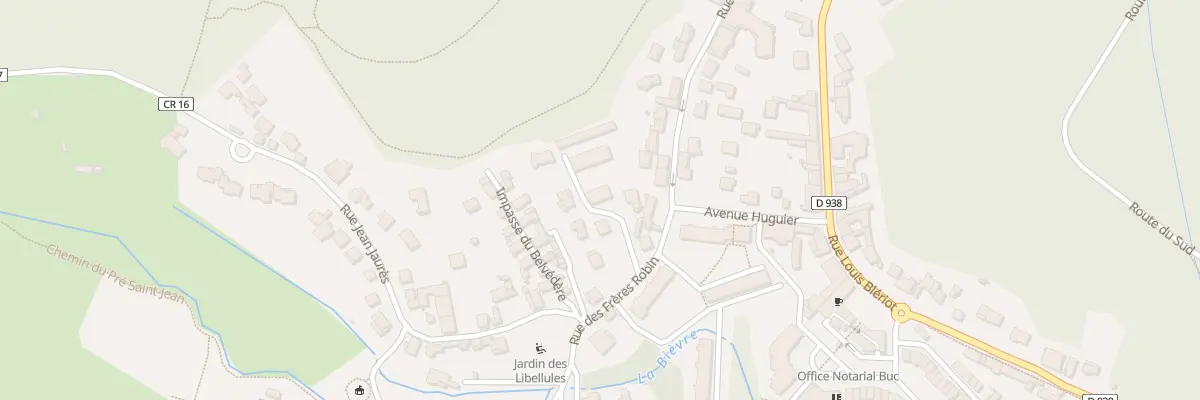 Plan du 9 Rue des Frères Robin à Buc