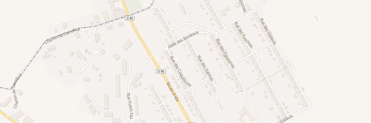 Plan du 74 Rue des Dalhias à Cagnac-les-Mines