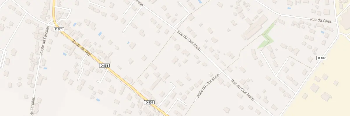 Plan du 24B Rue du Clos Mein à Jargeau