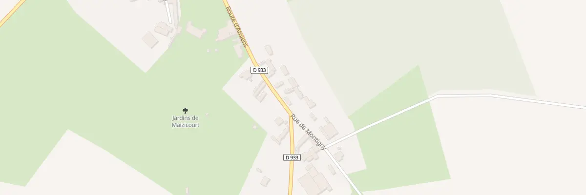 Plan du 4 Rte d’Amiens à Maizicourt