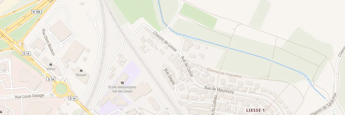 Plan du 2 Rue de Maunoury à Saint-Ouen-l’Aumône