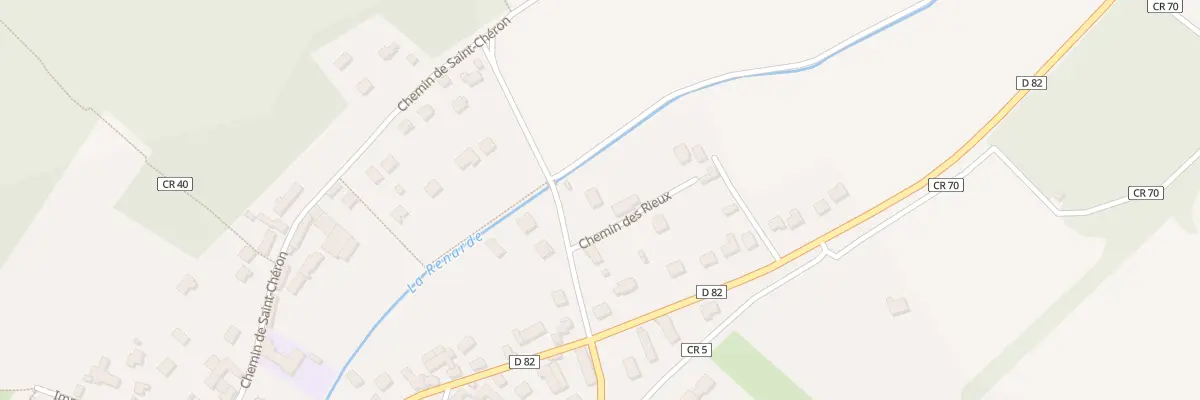 Plan du 12 Che des Rieux à Villeconin