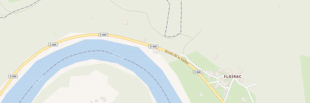 Plan du 1242 Rte de La VALLEE à Cuzac